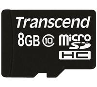 1 pcs - Transcend 8 GB MicroSDHC Micro SD Card, Class 10