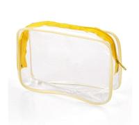 1 PCS Travel Cosmetic Storage Bag Transparent PVC Waterproof Cosmetic Bag Color Square Student Beauty Wash Bag Practical Treatment