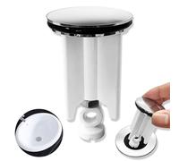 1 Pcs Universal bath sink plug,Replacement Pop-Up Plug,Basin Waste Drain Plug,Pop up Drain Stopper Filter,Adjustable Sink Stopper,Drain Stopper, for Bathroom Washbasin Lavatory,(40mm,White)