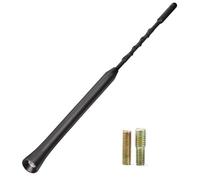 1 Pcs Universal Car Antenna Replacement, AM/FM/DAB Roof Car Radio Aerial Mast Comes With Screws M5 M6, Radio Signal Booster Rod Cars Antenna For vehicles (23cm/9 inch Long)