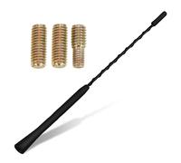 1 Pcs Universal Car Antenna Replacement, Radio Signal Booster, Car Radio Antenna, AM/FM/DAB Roof Cars Radios Aerial Mast Comes with Screws M4 M5 M6, For Vehicles Including Trucks,Hatchbacks,Saloons