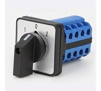 1 PCS Universal Rotary Cam Changeover Switch LW26-20/4 3 Position 16 Terminals 380V 20A Rotary Selector Universal Rotary Cam Changeover Switch