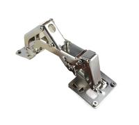 1 Pcs Universal Stainless Steel Hinge Not Drilling Hole Cabinet Hinge Large Angle Wardrobe Door Hinges Furniture Hinges Hardware (Color : A)