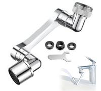 1 Pcs Universal Tap Extender with 1080° Rotation, 2 Water Outlet Modes, and Splash Filter, Swivel Faucet Aerator for Bathroom and Kitchen Sink