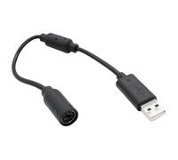 1 Pcs USB Breakaway Cable - Replacement Dongle Cord for Xbox One, Xbox 360, Xbox Series X/S & PC - Compatible with Logitech G920 Steering Wheel, Thrustmaster Racing Wheel & Gaming Accessories (Black)