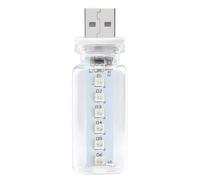 1 PCS USB Car Night Light, Touch Dimmable LED Filament Lamp, Portable Car LED Interior Lights, Ambient Lighting, Vintage Mini Glass Bottle Ambient Light for Vehicle Interior, Bedroom And Camping