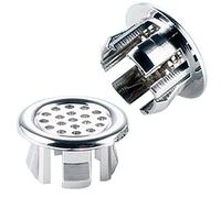 1 Pcs Vanity Sink Overflow Cover Basin Sink Ceramic Bathroom Vessel Kitchen Basin Trim Remplacement Round Caps Insert in Hole