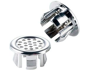 1 Pcs Vanity Sink Overflow Cover Basin Sink Ceramic Bathroom Vessel Kitchen Basin Trim Remplacement Round Caps Insert in Hole