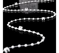 1 Pcs vertical blind chain (10m, 100 Clips),Vertical Blinds Repair Parts,Durable Plastic Blind Chain for 3.5 Inch/ 89mm Slats | Ideal for Repair & DIY Projects (10M)