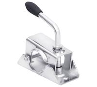 (1 pcs) vidaXL 1/2x Jockey Wheel Clamp 13.5x6.5x14 cm Galvanised Steel Fitting Clamp