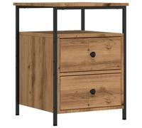 (1 pcs) vidaXL Bedside Cabinet Nightstand Bed Side Table Artisan Oak Engineered Wood