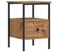 (1 pcs) vidaXL Bedside Cabinets Nightstand Bed Table 2 pcs Artisan Oak Engineered Wood