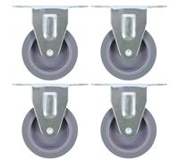 (1 pcs) vidaXL Fixed Casters Trolley Moving Wheels Furniture Caster Trolley Caster
