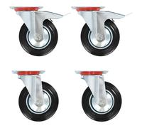 (1 pcs) vidaXL Swivel Casters Trolley Moving Wheels Furniture Caster Trolley Caster