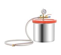 (1 pcs) vidaXL Vacuum Chamber Stainless Steel for Accessory Vacuum Tool Multi Models