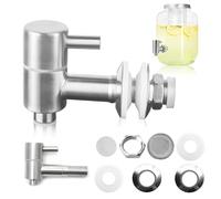 1 Pcs Water Butt Tap Replacement Water Dispenser with Tap Stainless Steel Faucet Spigot Taps Waterbutt Taps For Water Cooler Dispenser Drinks Dispenser Coffee Machines Wine Cans etc