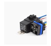 1 PCS waterproof integrated 40A automotive relay socket 12V24V four-pin five-pin relay socket(24V four pins)