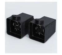 1 Pcs waterproof integrated relay 40A12V24V four-pin and five-pin modified headlight speaker with wire socket(Four pins 12V)