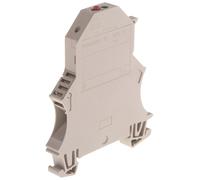 1 pcs - Weidmüller W Series Beige Fused DIN Rail Terminal, 6mm², Single-Level, S