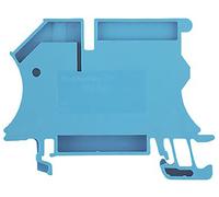 1 pcs - Weidmuller WNT Series Blue DIN Rail Terminal Block, 16mm², Single-Level,