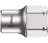 1 pcs - Wera 1/4 in Drive 13mm Standard Socket, 6 point, 18 mm Overall Length