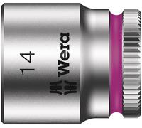 1 pcs - Wera 1/4 in Drive 14mm Standard Socket, 6 point, 23 mm Overall Length