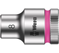 1 pcs - Wera 3/8 in Drive 8mm Standard Socket, 6 point, 29 mm Overall Length