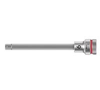 1 pcs - Wera 3/8 in Drive Bit Socket, Hex Bit, 6mm, 175 mm Overall Length