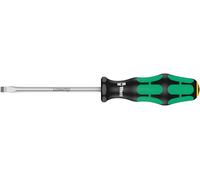 1 pcs - Wera Slotted Screwdriver, 5 mm Tip, 100 mm Blade, 198 mm Overall