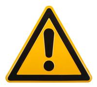 1 pcs - Wolk General Hazard Hazard Warning Sign