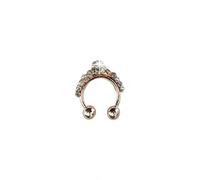 1 Pcs Women AAA Zircon Nose Hanger Ring Non-Piercing Septum Women Jewelry Very Clever Design Multicolor