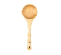1 Pcs Wooden Soup Spoon Wooden Sauna Ladle Natural Wood Scoop Handmade Serving/Porridge Spoon with Hanging Loop