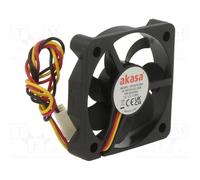 1 pcs x Akasa - AK-5010MS - Fan: DC, axial, 12VDC, 50x50x10mm, 28.21dBA, EBR, 45