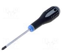 Bahco BE-8820 "Ergo" Pz-2 Screwdriver, Multi-Colour, 222 mm