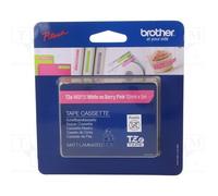 1 pcs x BROTHER - TZE-MQP35 - Tape, 12mm, 5m, pink, Character colour: white, lam