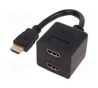 1 pcs x DIGITUS - AK-330400-002-S - HDMI signal splitter, HDMI socket x2,HDMI pl