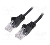 1 pcs x DIGITUS - DK-1511-005/BLACK - Patch cord, U/UTP, 5e, stranded, Cu, PVC,
