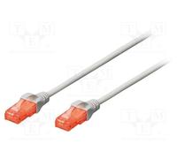 1 pcs x DIGITUS - DK-1512-020 - Patch cord, U/UTP, 5e, stranded, CCA, PVC, grey,