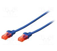 1 pcs x DIGITUS - DK-1512-030/B - Patch cord, U/UTP, 5e, stranded, CCA, PVC, blu