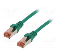 DIGITUS LAN Cable Cat 6 - 2 m - RJ45 Network Cable - S/FTP Shielded - Compatible