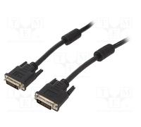 1 pcs x GEMBIRD - CC-DVI2-BK-10 - Cable, dual link, DVI-D (24+1) plug,both sides