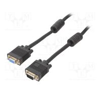 1 pcs x GEMBIRD - CC-PPVGAX-10-B - Cable, D-Sub 15pin HD socket,D-Sub 15pin HD p