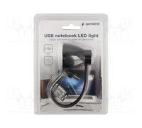 1 pcs x GEMBIRD - NL-02 - USB light, black, USB A