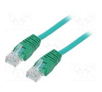 1 pcs x GEMBIRD - PP12-0.25M/G - Patch cord, U/UTP, 5e, stranded, CCA, PVC, gree