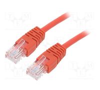 1 pcs x GEMBIRD - PP12-0.25M/R - Patch cord, U/UTP, 5e, stranded, CCA, PVC, red,
