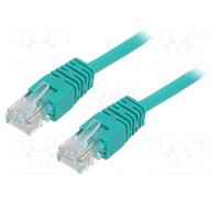 1 pcs x GEMBIRD - PP12-0.5M/G - Patch cord, U/UTP, 5e, stranded, CCA, PVC, green