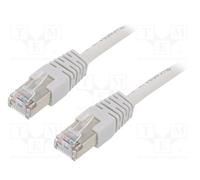 PP22-15M Patch cord F/UTP 5e Line CCA PVC Grey L: 15m 26AWG Shielded GEMBIRD