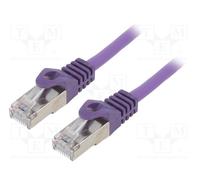 1 pcs x GEMBIRD - PP6-3M/V - Patch cord, F/UTP, 6, stranded, CCA, PVC, violet, 3