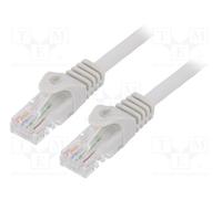1 pcs x GEMBIRD - PP6U-2M - Patch cord, U/UTP, 6, stranded, CCA, PVC, grey, 2m,