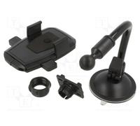 1 pcs x GEMBIRD - TA-CHW-04 - Car holder, black, for windscreen, Size: 40-100mm